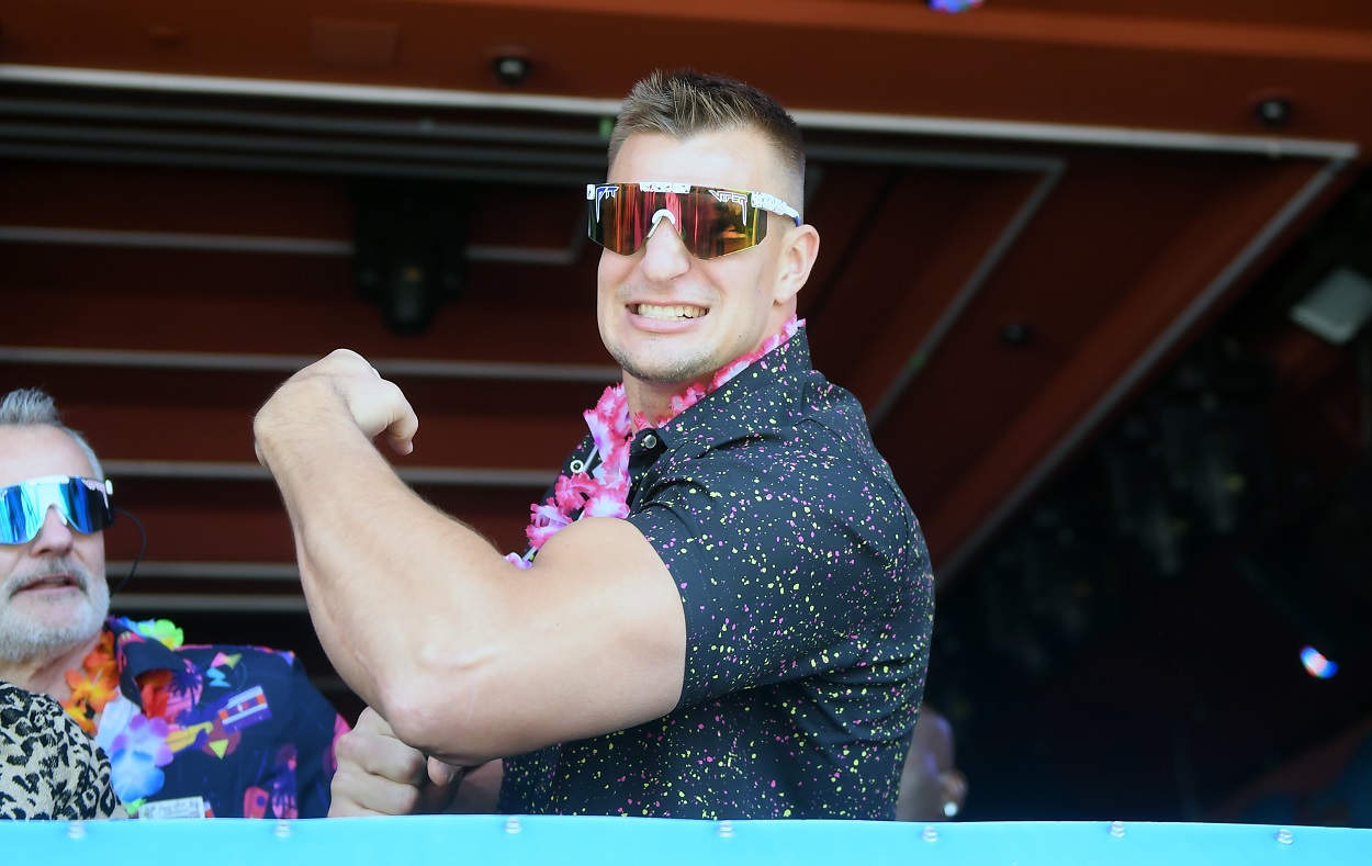 Rob Gronkowski at a Las Vegas event in April 2022