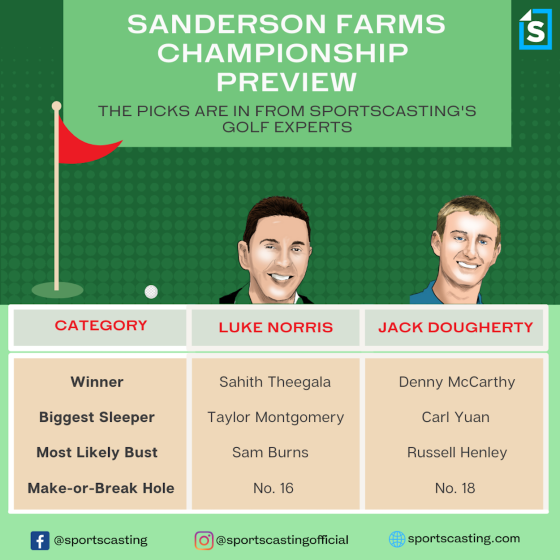Sanderson Farms Championship picks.