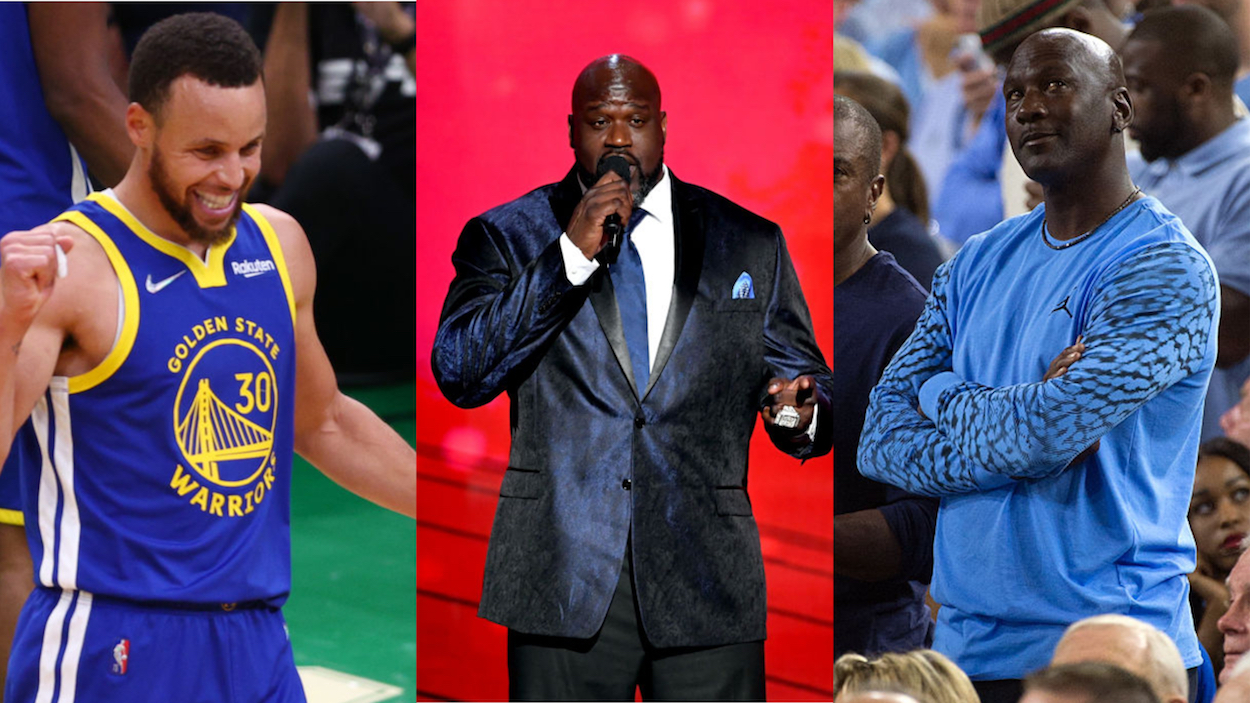 Shaquille O’Neal Places Steph Curry Alongside Michael Jordan and Kobe Bryant as a Player With His Own Category