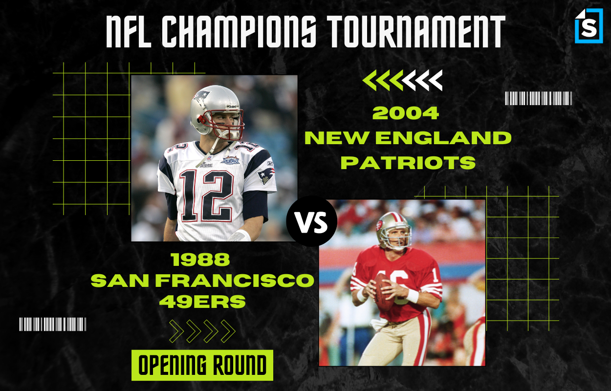 Super Bowl Tournament 2004 New England Patriots vs. 1988 San Francisco 49ers