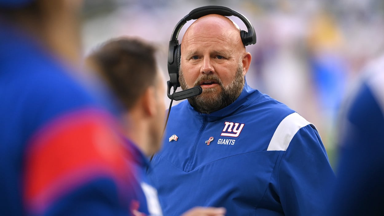 New York Giants head coach Brian Daboll in London vs. the Green Bay Packers