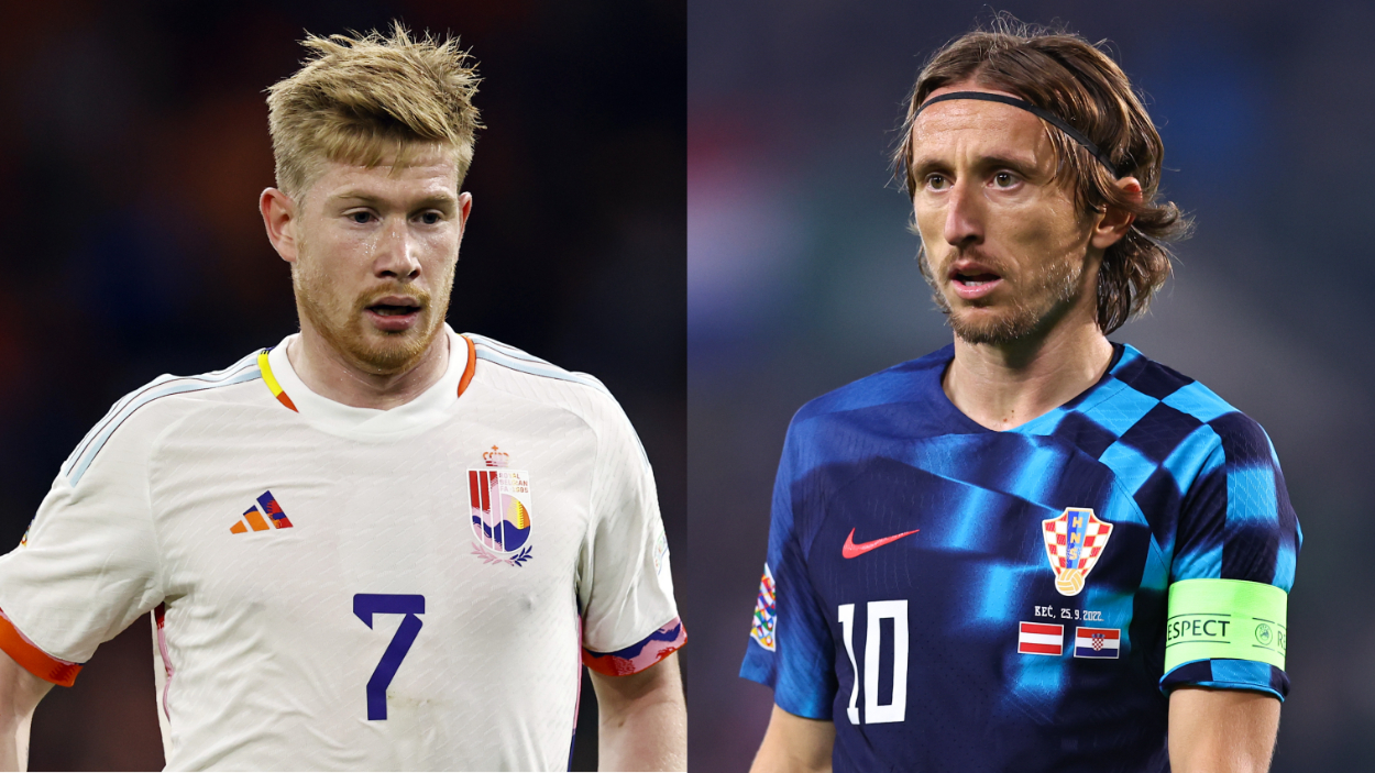 Belgium's Kevin De Bruyne, Croatia's Luka Modric headlien Group F in the 2022 World Cup.