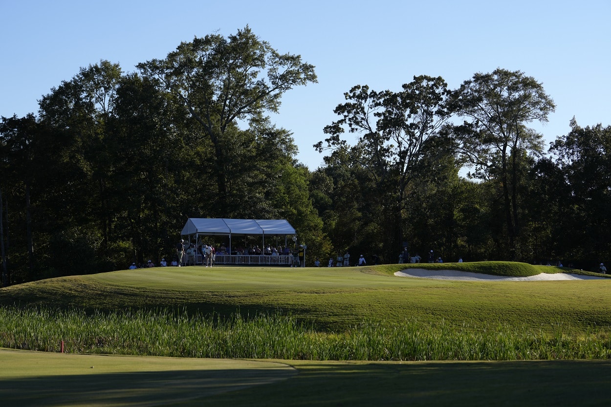 The 16th hole at the Country Club of Jackson