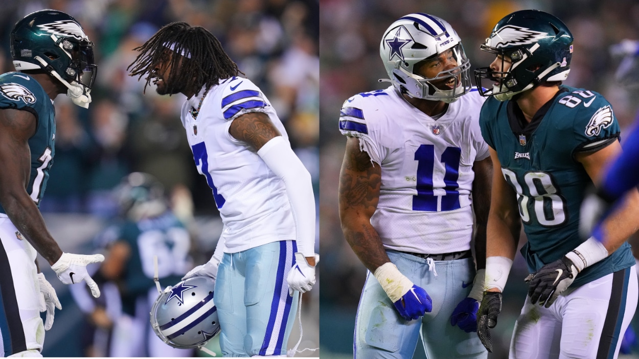 (L-R) Cowboys defensive superstars Trevon Diggs and Micah Parsons.