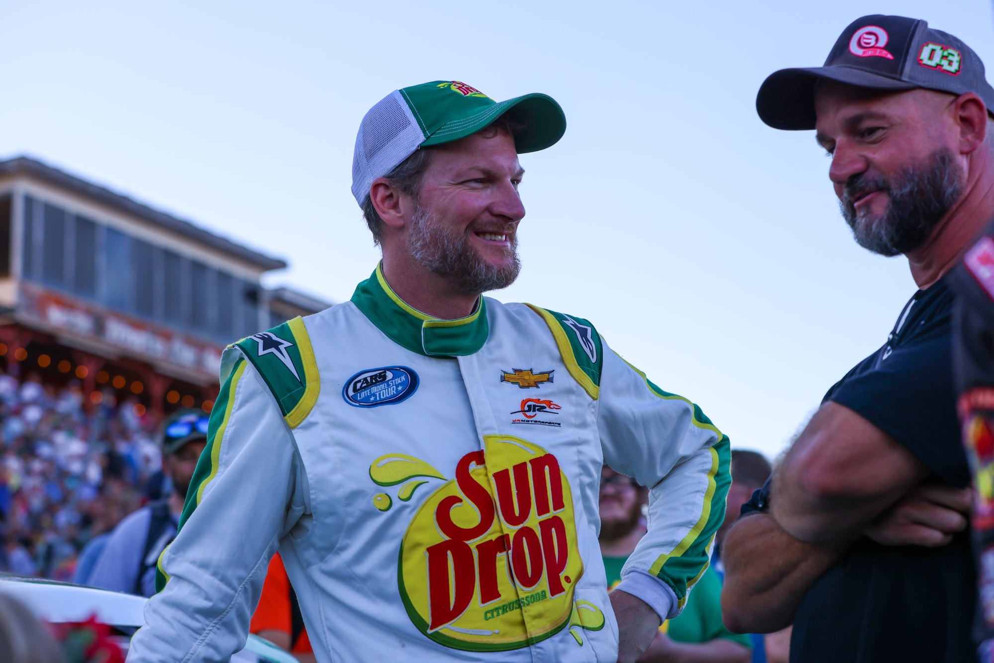 Dale Earnhardt Jr. talks before race