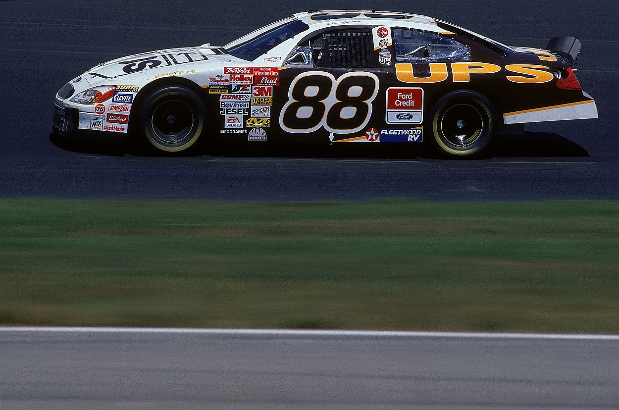 NASCAR Cup Series driver Dale Jarrett in the No. 88 circa 2001