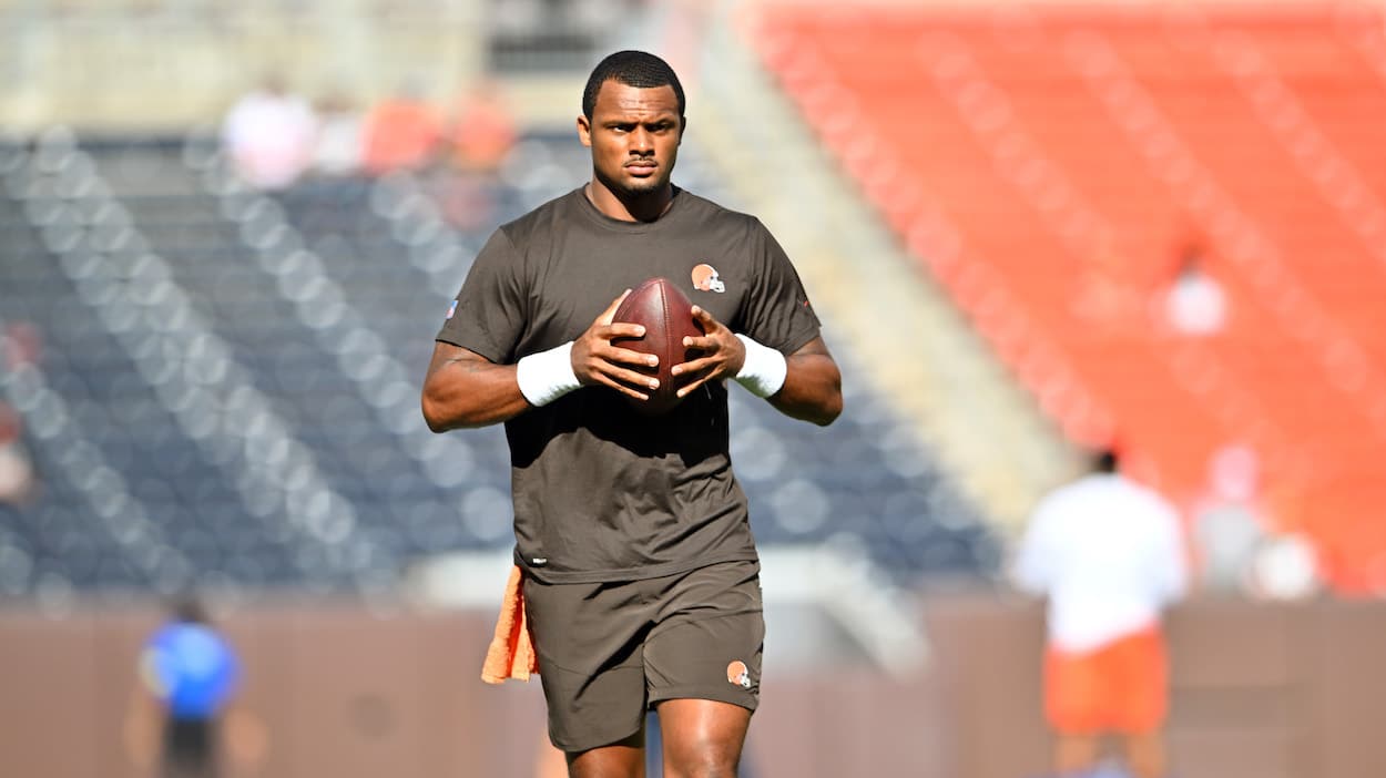 Quarterback Deshaun Watson of the Cleveland Browns.