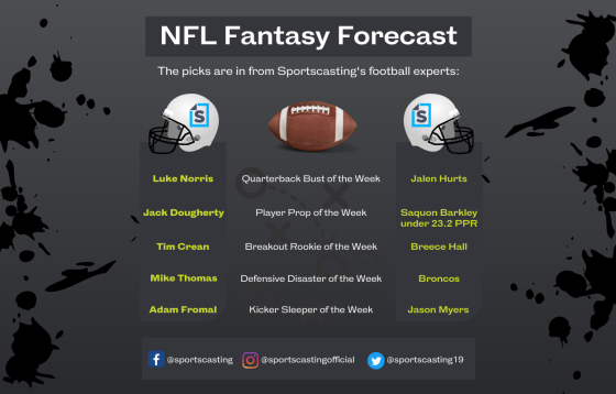 Sportscasting's fantasy football predictions for Week 6.