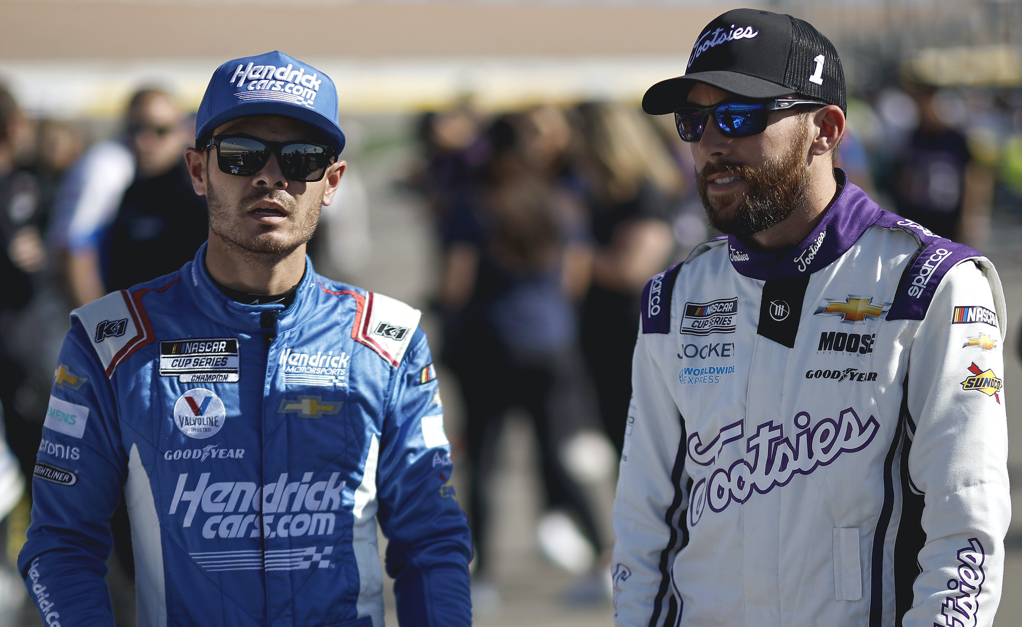 Kyle Larson and Ross Chastain talk