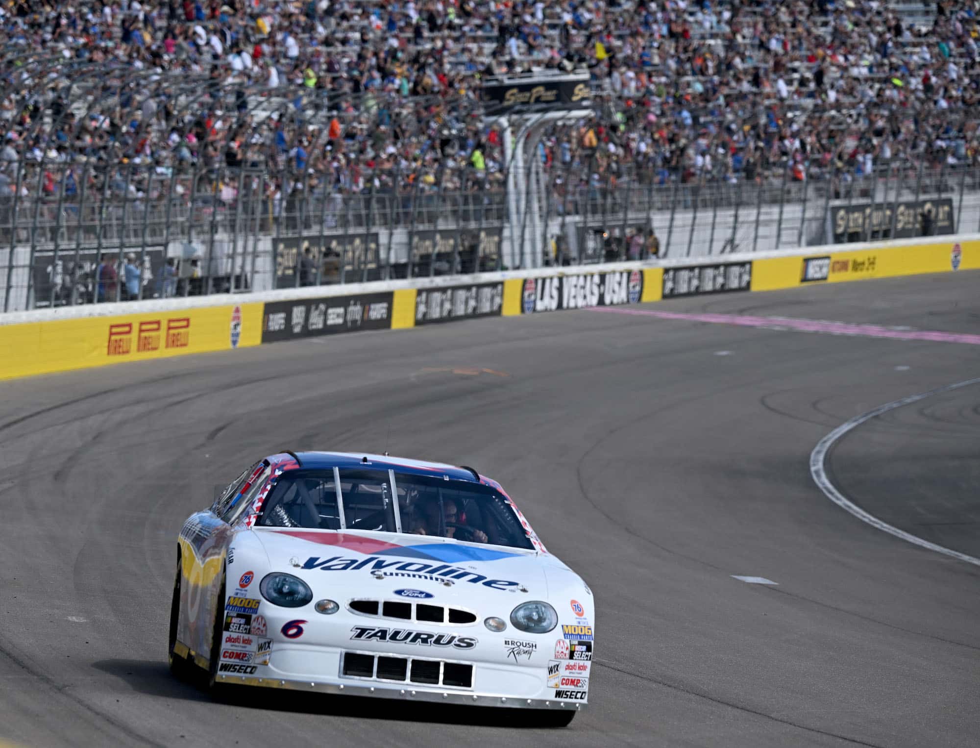 Mark Martin drives car