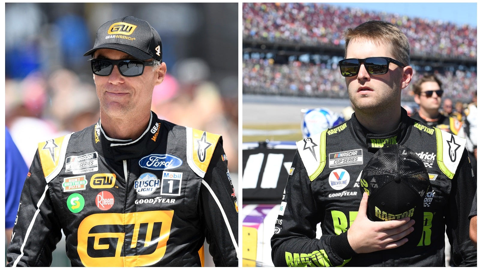 Kevin Harvick and William Byron, NASCAR Cup Series drivers. | Getty Images