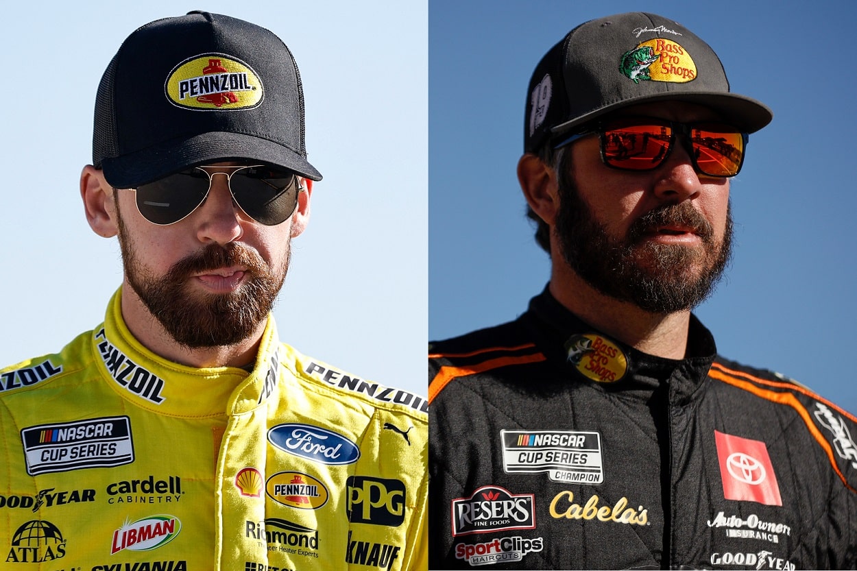 Ryan Blaney and Martin Truex Jr. | Getty Images