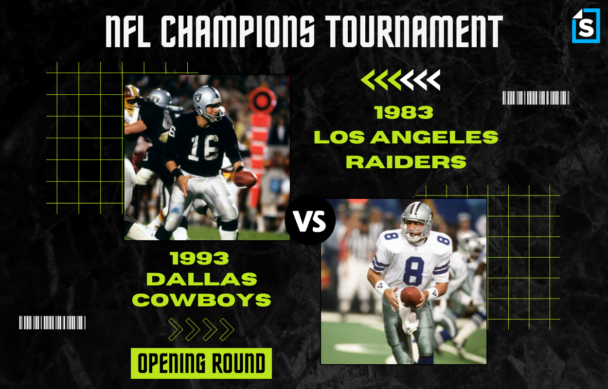 Super Bowl Tournament 1983 LA Raiders vs. 1993 Dallas Cowboys