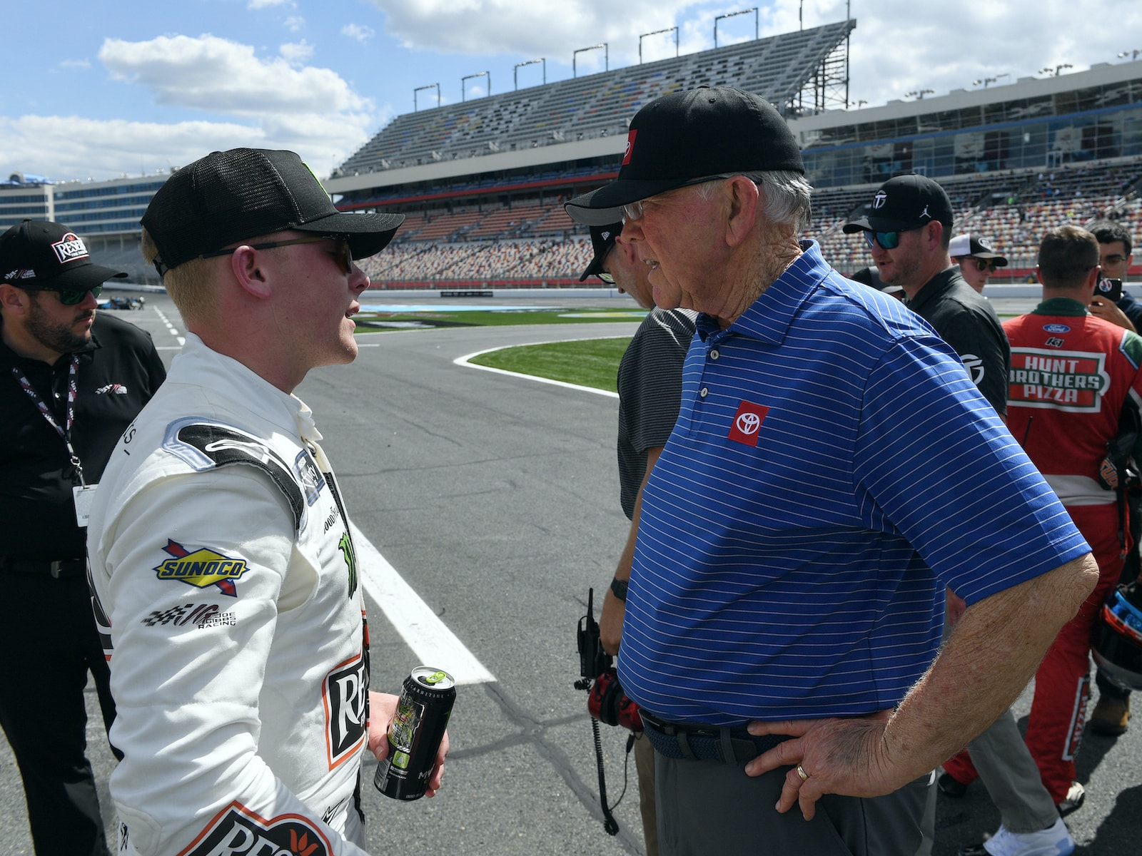 Ty Gibbs and Joe Gibbs talk