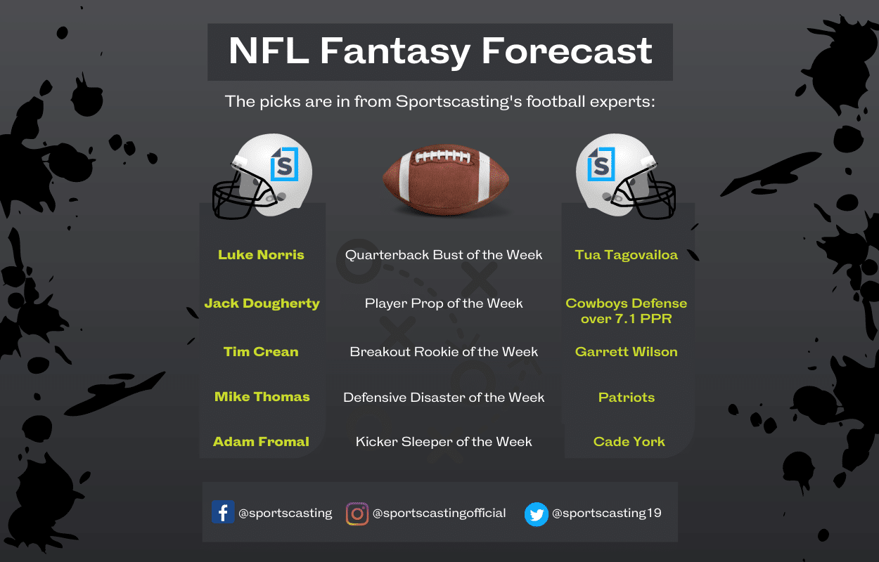 NFL Fantasy Forecast Week 13 Busts, Breakouts, Sleepers, and More