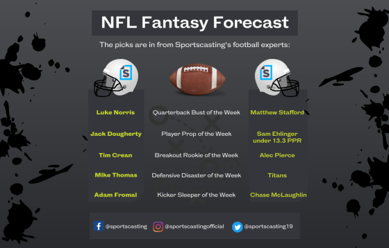 2022 NFL Week 9 Sportscasting Fantasy Football Forecast