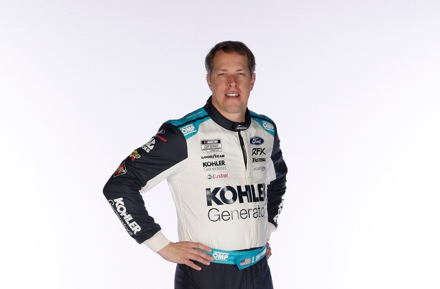 Brad Keselowski at Clutch Studios on Jan. 19, 2022, in Concord, North Carolina. | Chris Graythen/Getty Images