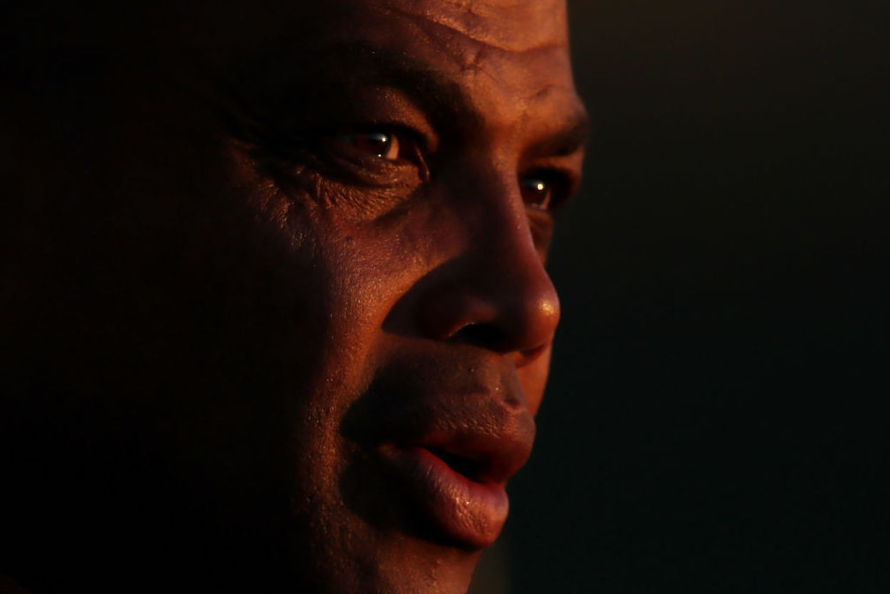 Charles Barkley looks on during Capital One's The Match: Champions For Change