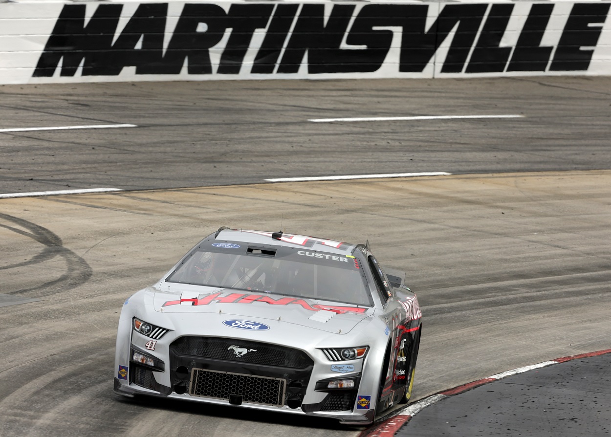 Cole Custer at Martinsville Speedway in October 2022
