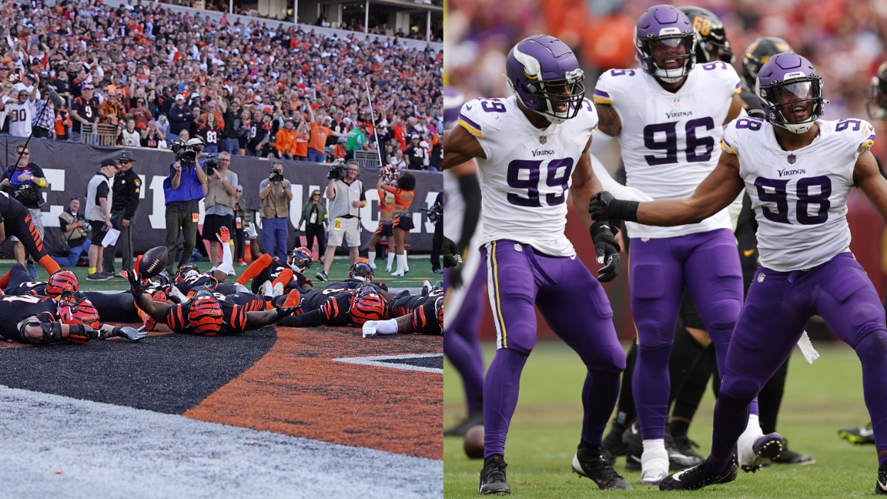 WATCH Epic Team Celebrations From Bengals and Vikings, Who Did It Better?