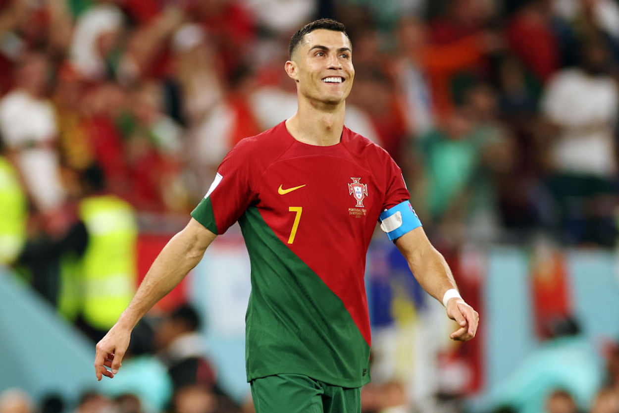 Cristiano Ronaldo during Portugal's 2022 World Cup campaign.
