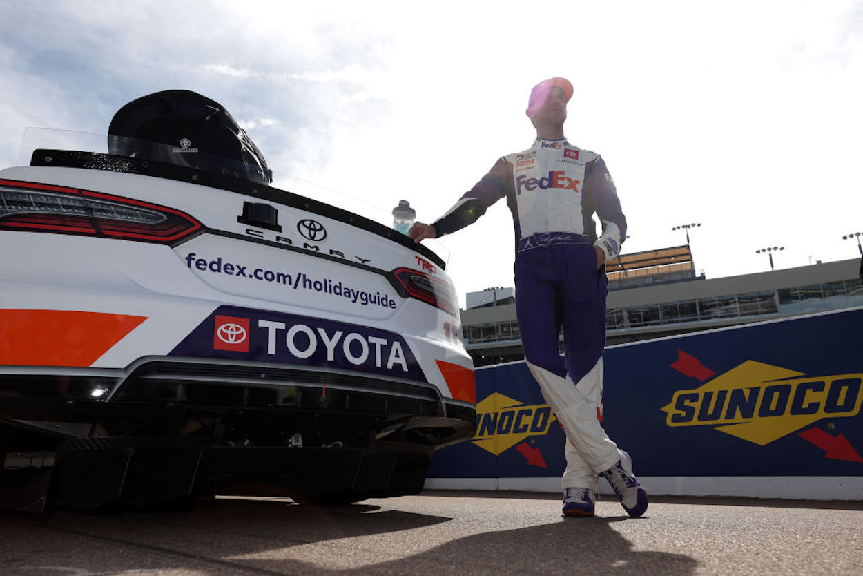 Denny Hamlin ahead of the NASCAR Cup Series Championship