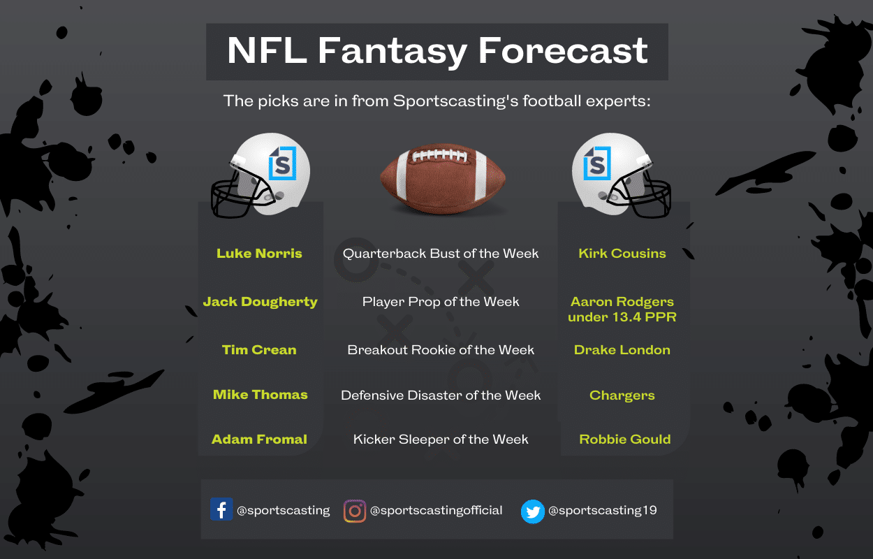 Sportscasting's fantasy forecast for Week 10.