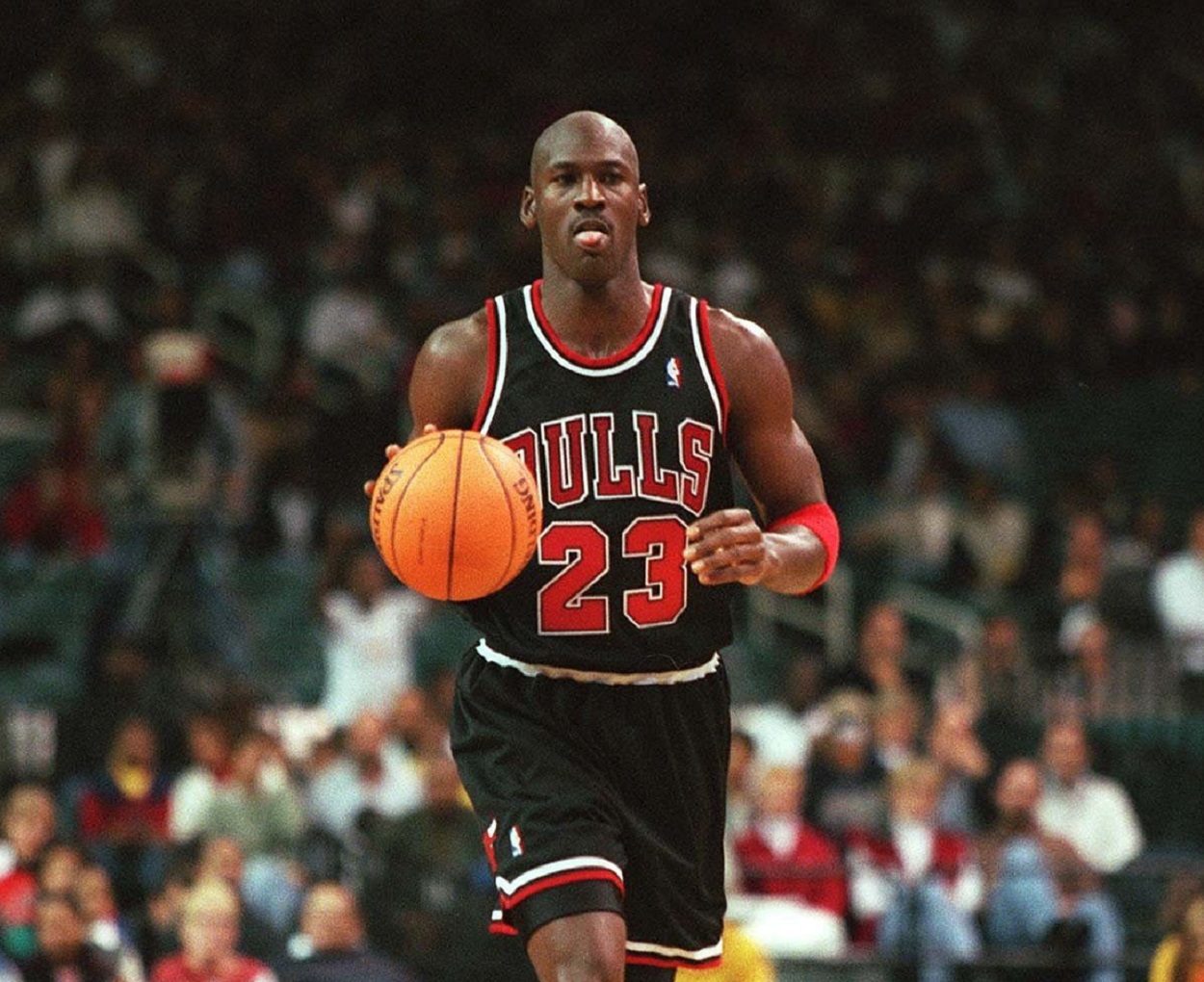 Chicago Bulls star Michael Jordan circa November 1997