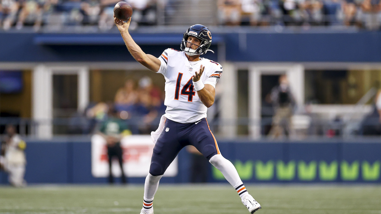 Nathan Peterman will start for Chicago Bears QB Justin Fields in Week 12 vs. Jets.