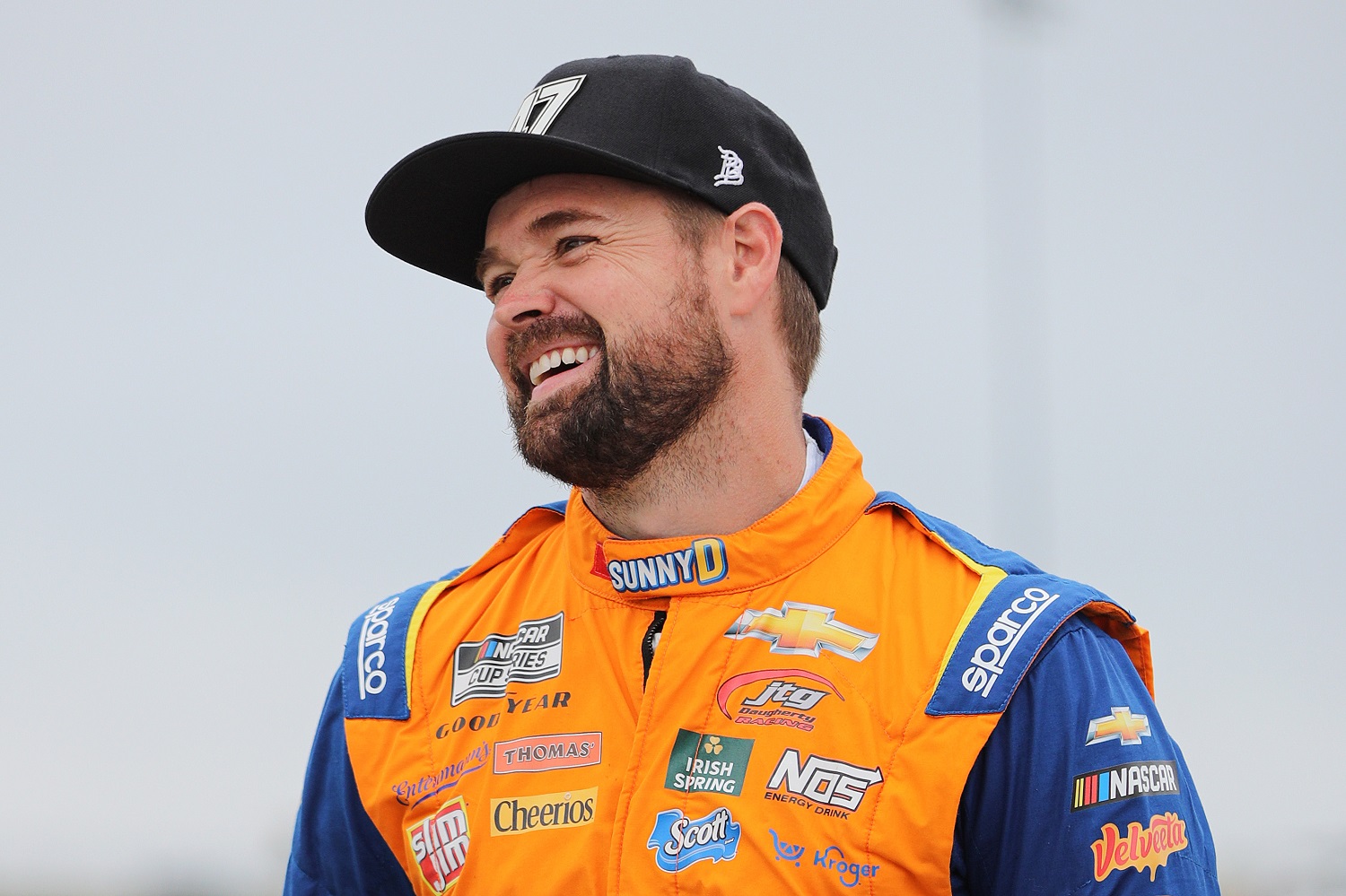 Ricky Stenhouse Jr. waits on the grid during practice for the NASCAR Cup Series Hollywood Casino 400 at Kansas Speedway on Sept. 10, 2022. | Meg Oliphant/Getty Images