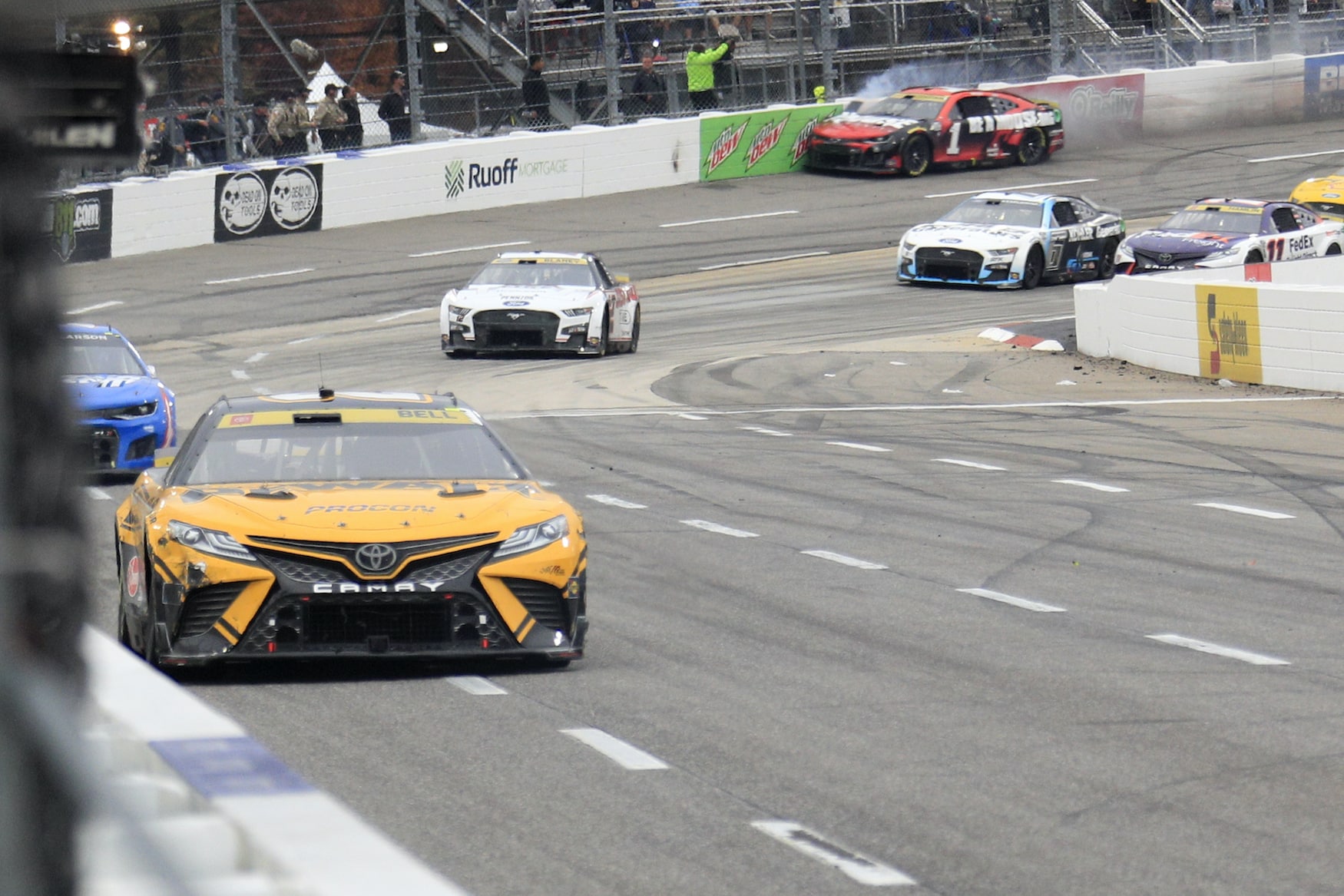 Ross Chastain rides wall