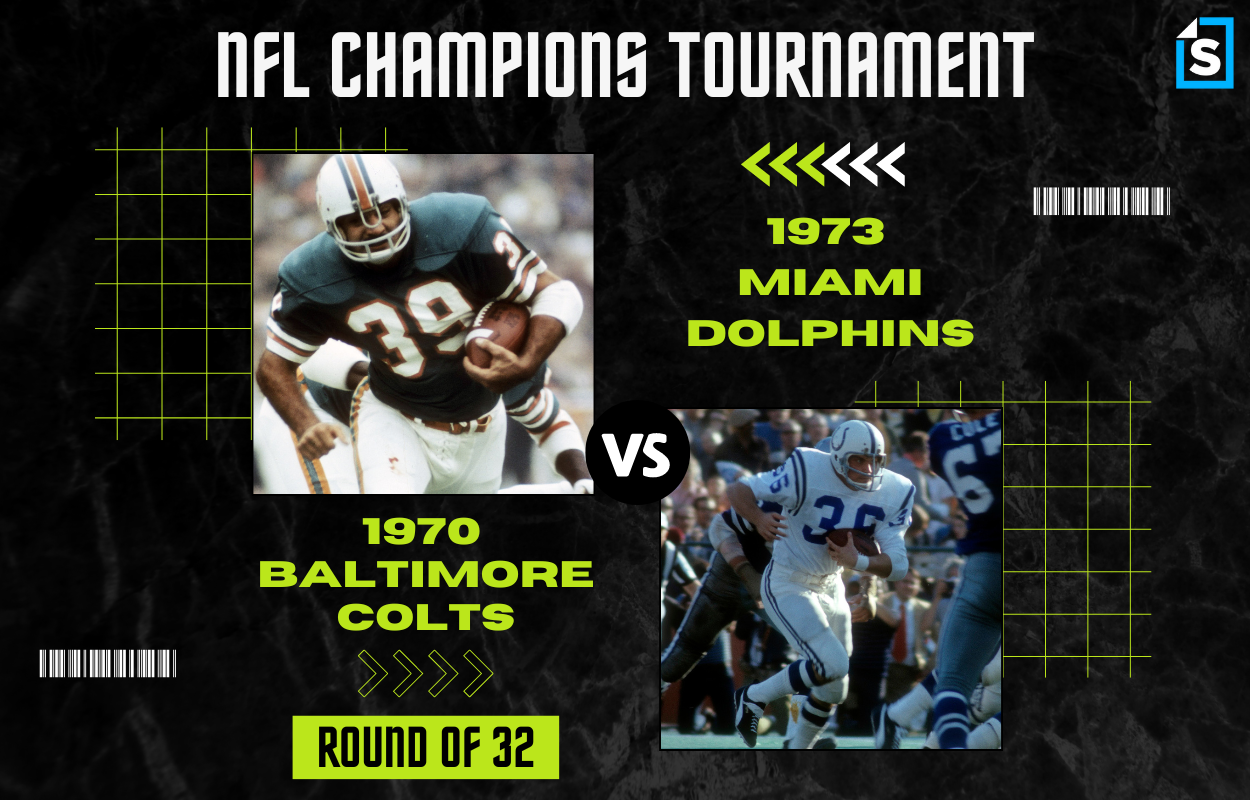 Super Bowl Tournament 1973 Miami Dolphins vs. 1970 Baltimore Colts