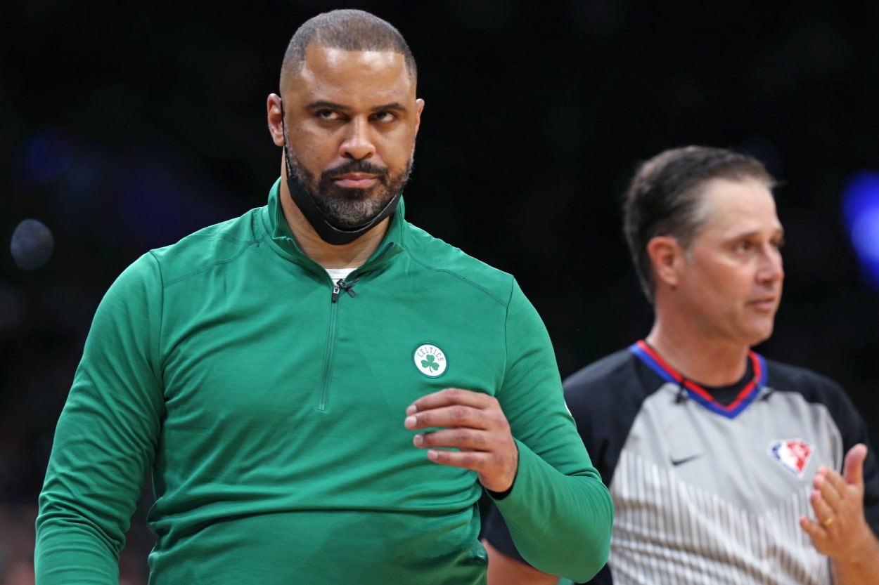 Boston Celtics head coach Ime Udoka.