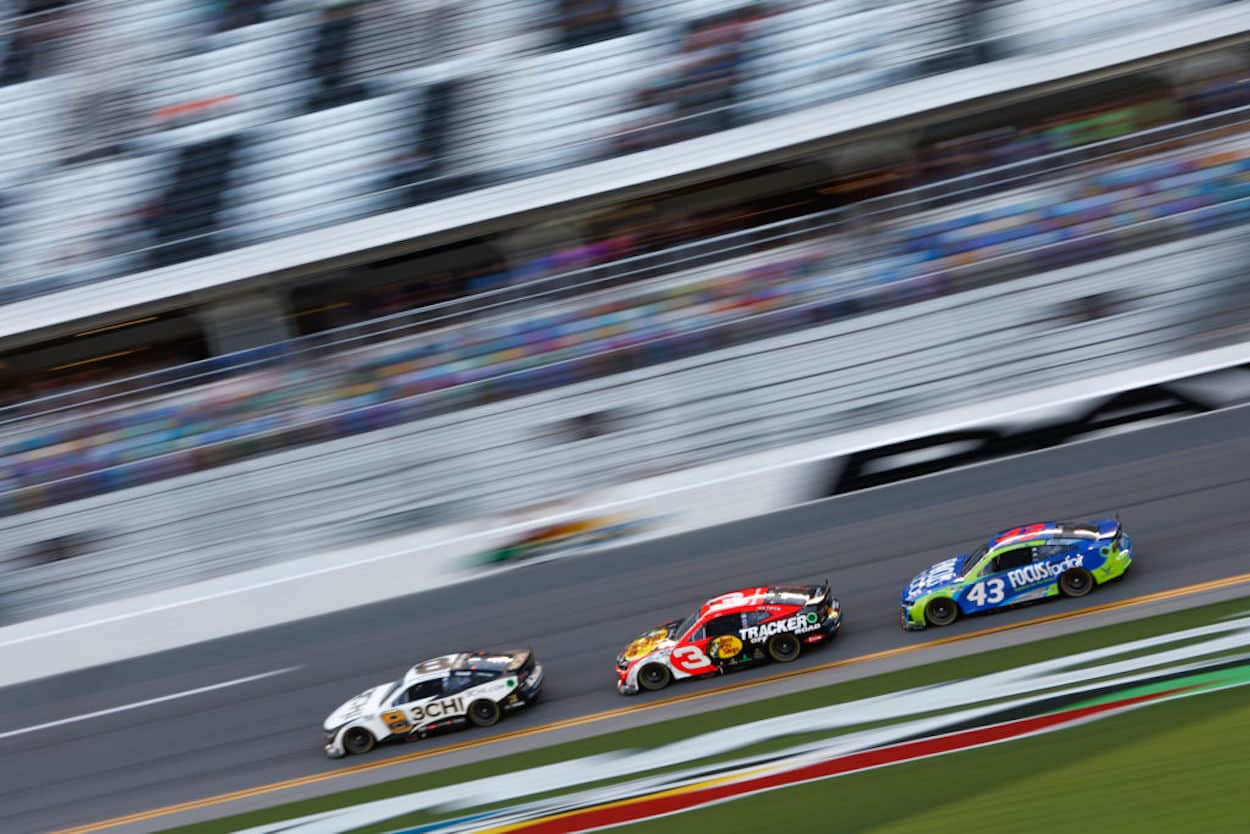 Austin Dillion (#3) during the 2022 Daytona 500.