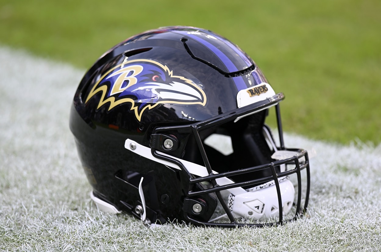 Baltimore Ravens helmet