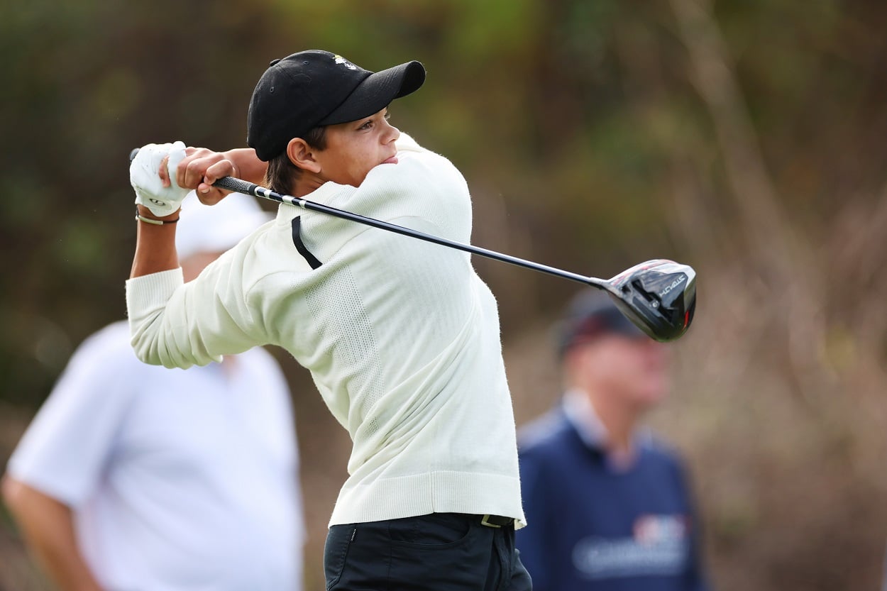 Why Is Charlie Woods Limping at the PNC Championship?