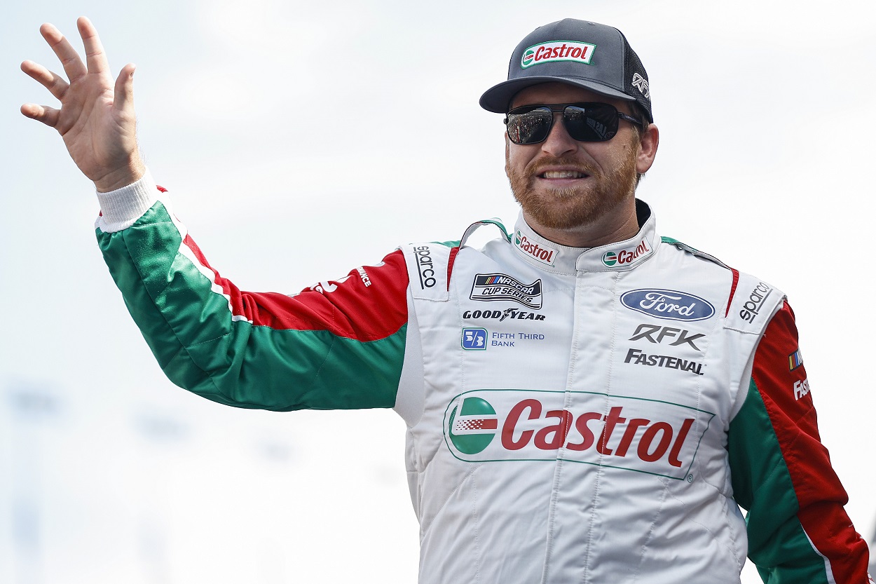 Chris Buescher ahead of the 2022 NASCAR Cup Series South Point 400