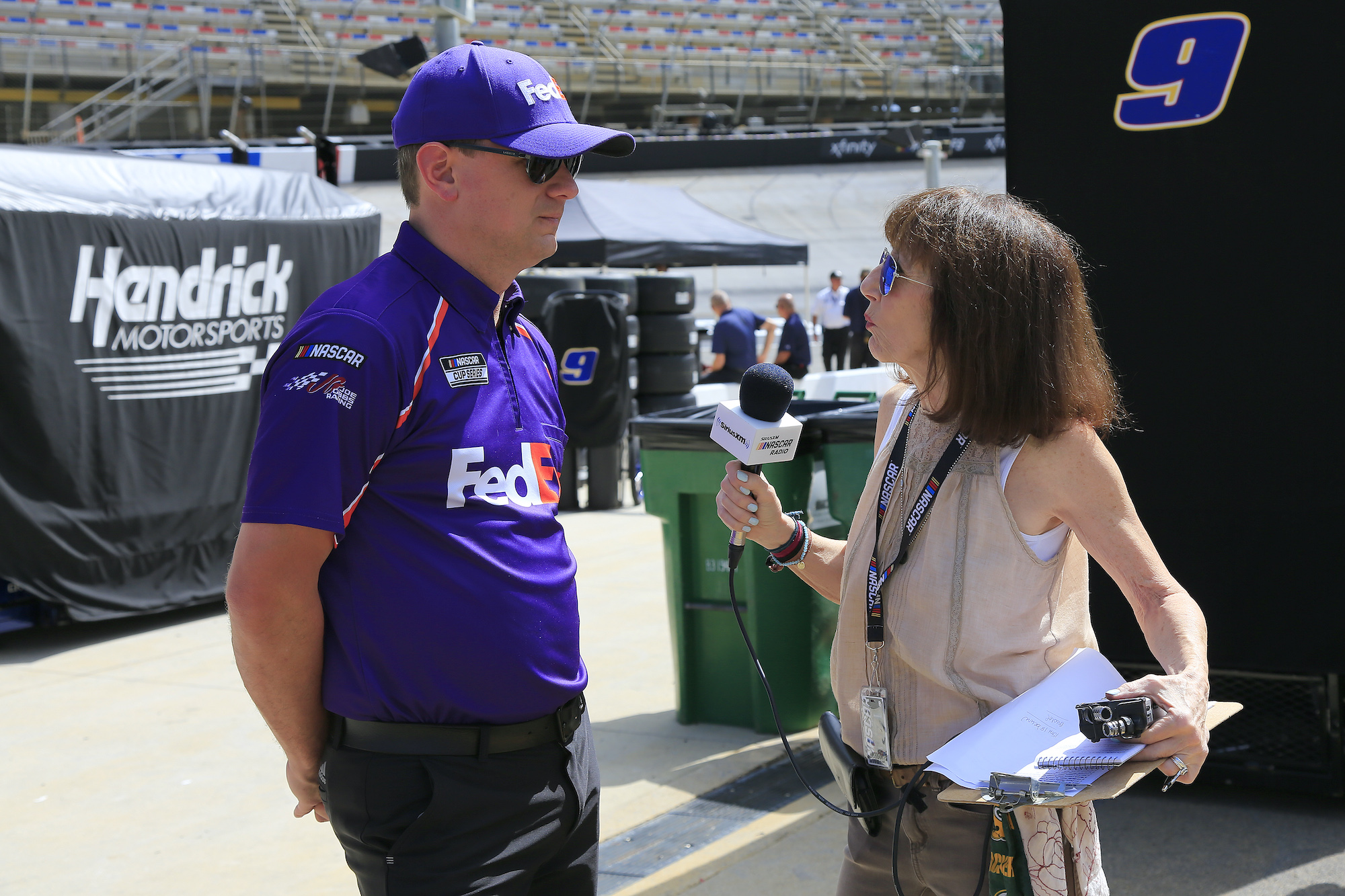 Claire B. Lang interviews crew chief