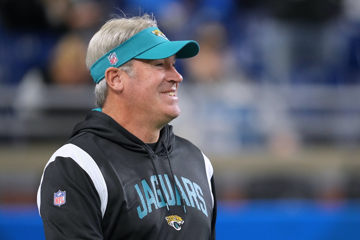 Doug Pederson looks on before a game.