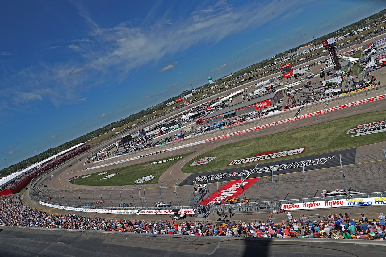 Iowa Speedway from above