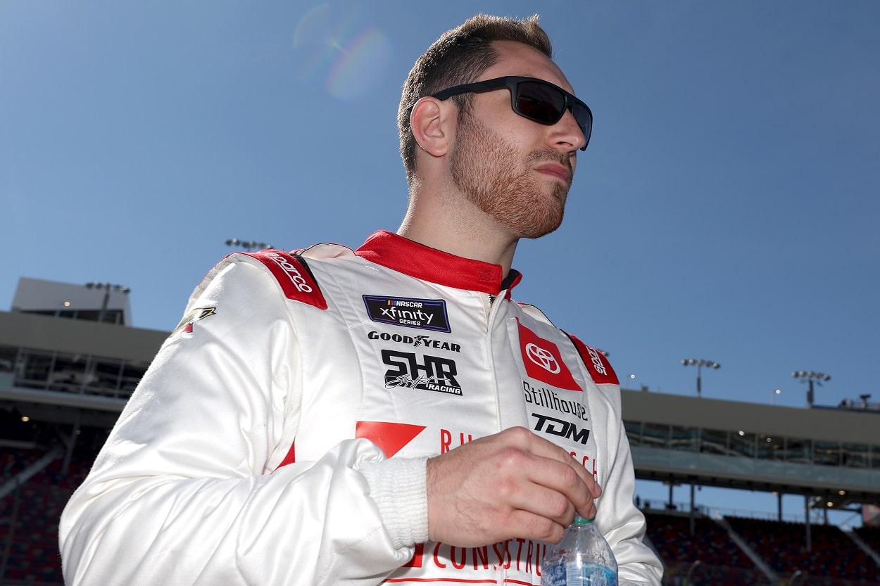 Kaz Grala during qualifying for the 2022 NASCAR Xfinity Series Championship