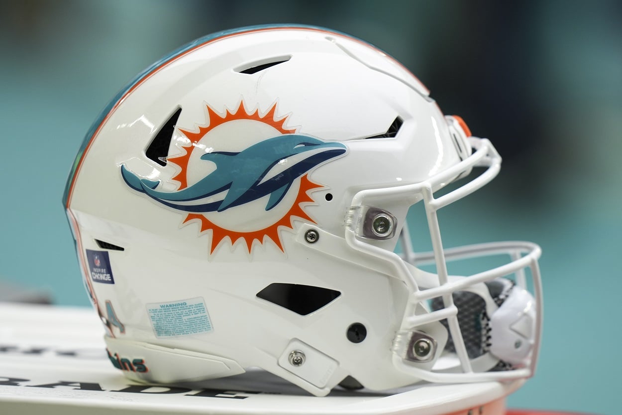 Miami Dolphins helmet