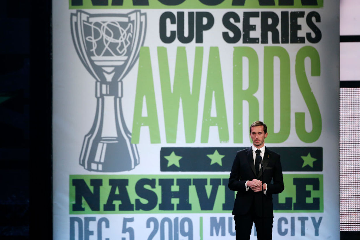 Ben Kennedy during the 2019 Monster Energy NASCAR Cup Series Awards