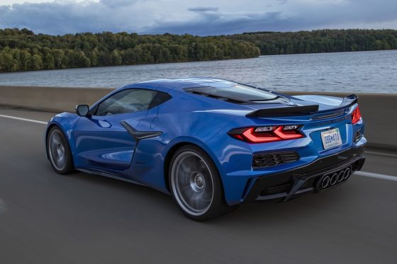 Rick Hendrick paid $3.6 million at auction for a 2023 Corvette Z06 similar to this model.