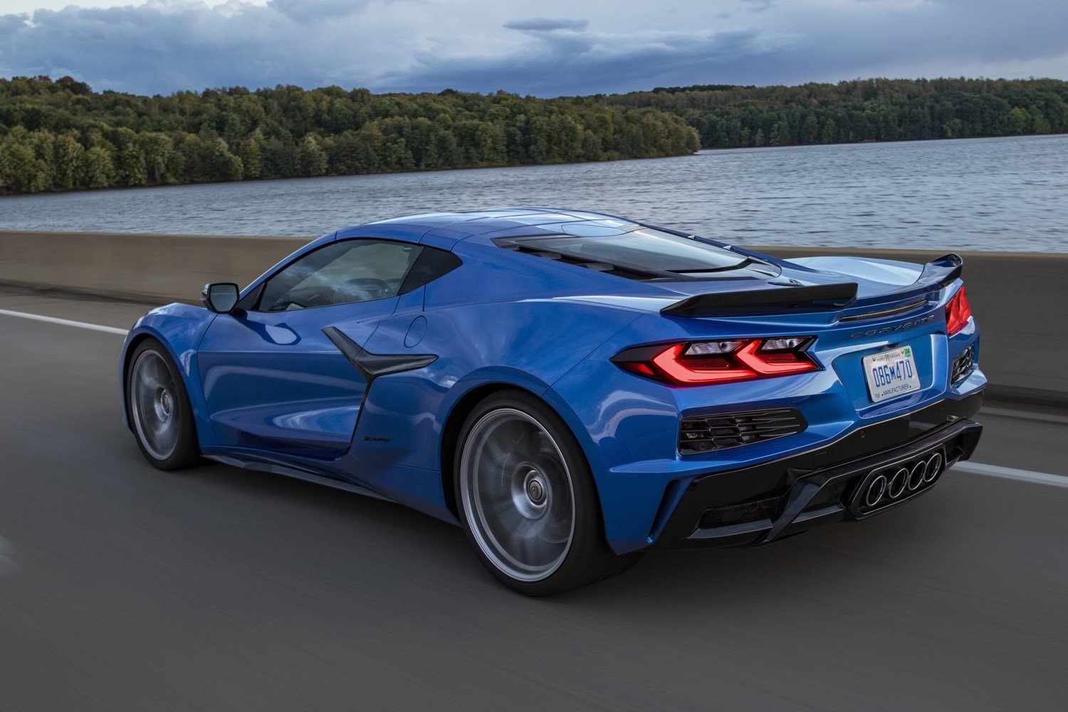 Rick Hendrick paid $3.6 million at auction for a 2023 Corvette Z06 similar to this model.