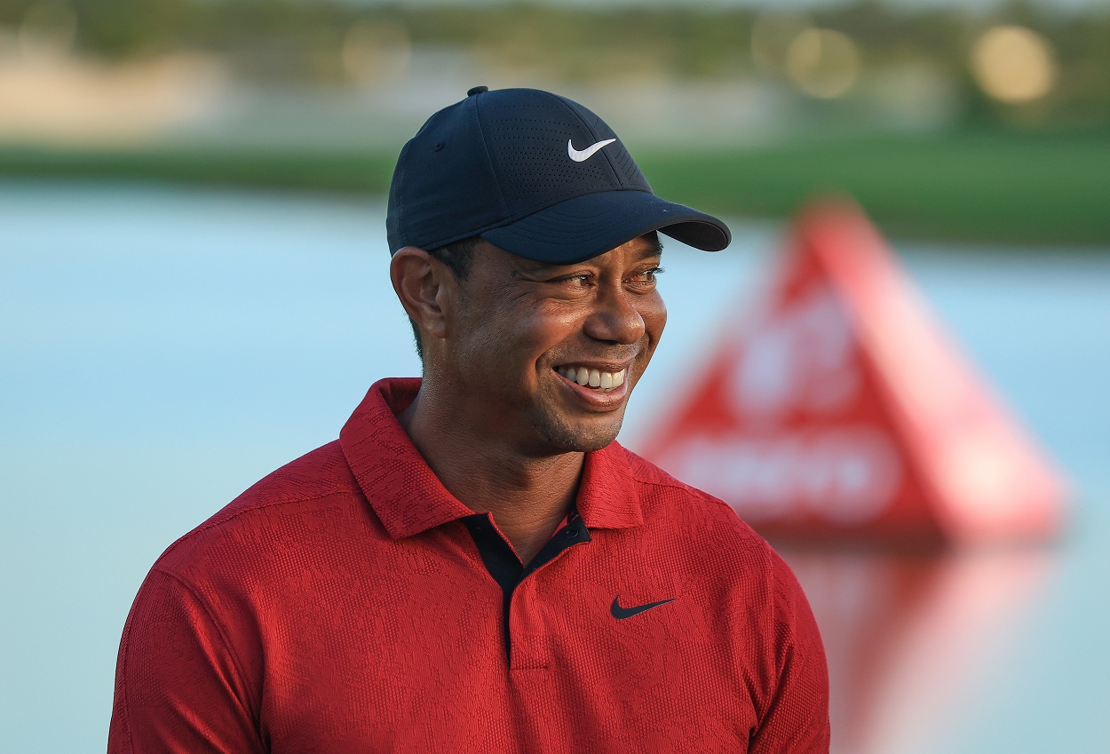Tiger Woods at the 2022 Hero World Challenge