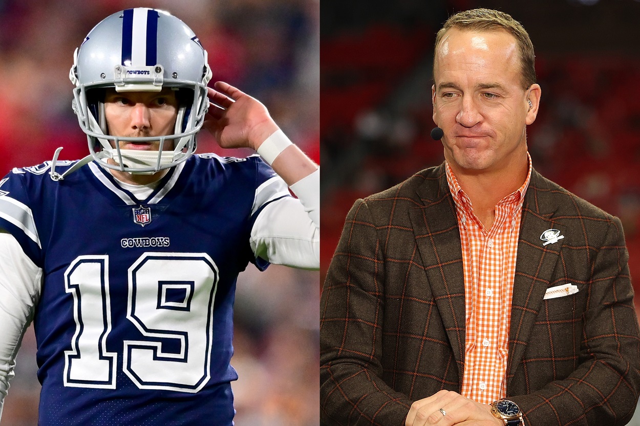 Peyton Manning’s Reactions (Yes, Plural) to Brett Maher’s Extra-Point Troubles Were Absolute Gold