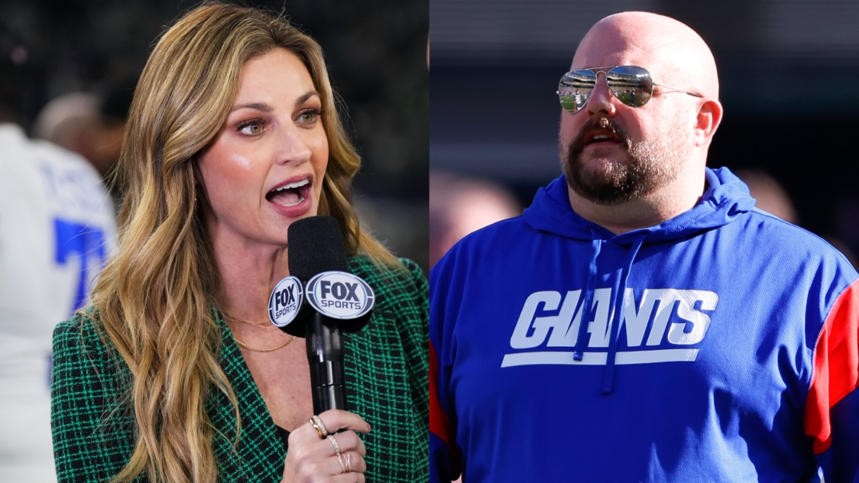 Brian Daboll, Erin Andrews, New York Giants, Giants coach