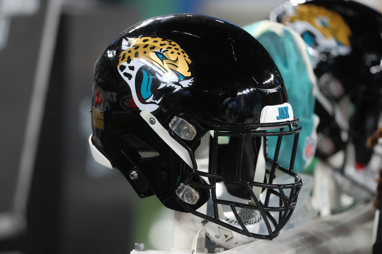 Jacksonville Jaguars helmet