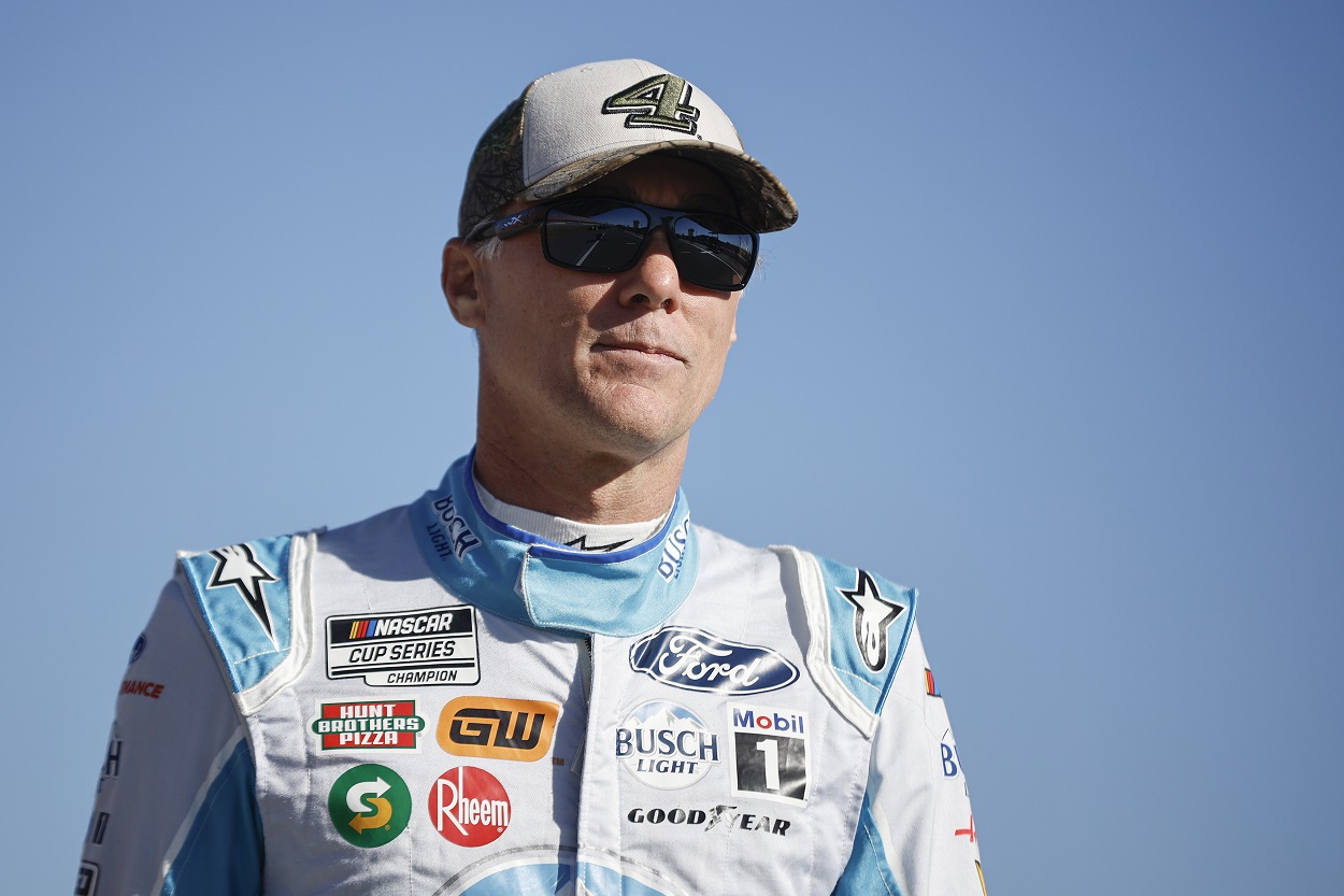 Kevin Harvick during qualifying for the 2022 NASCAR Cup Series YellaWood 500